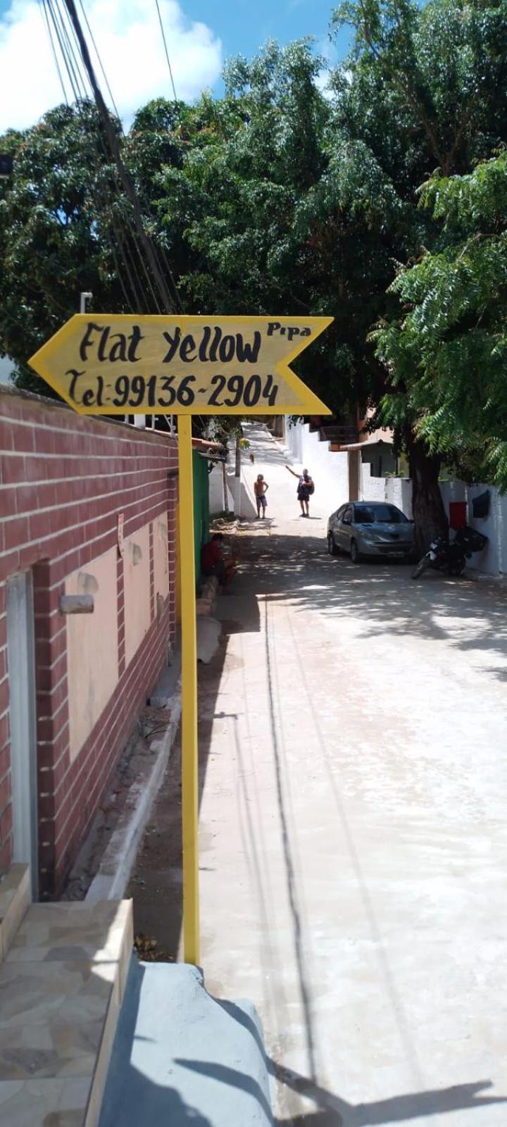 Flat Yellow Pipa Praia de Pipa Exterior foto